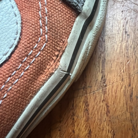 Vans Golden Coast Old Skool Skate Sneaker in Rust/Smoked Pearl Size 7 - Picture 3 of 7